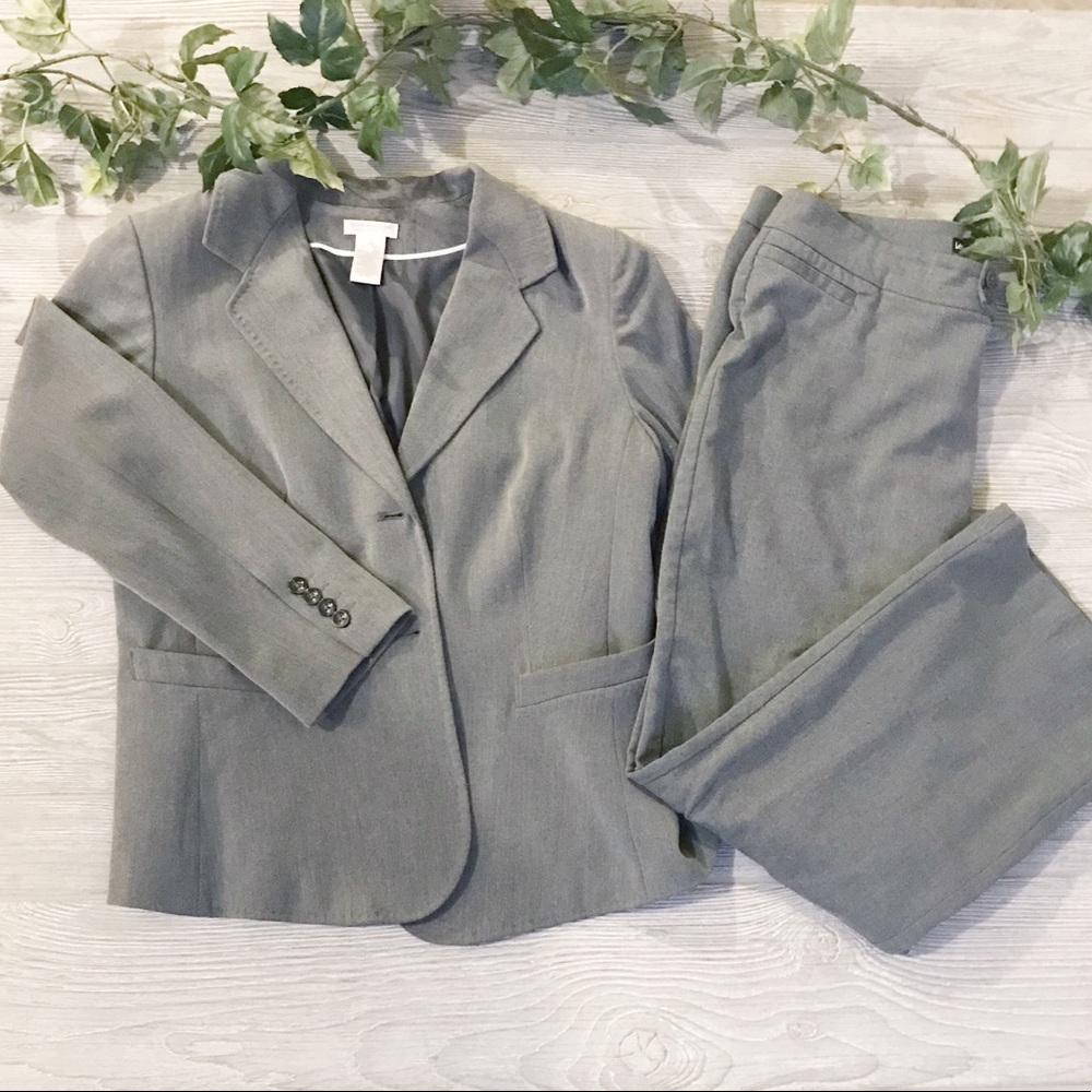 Gray Pant Suit Set | 12P |